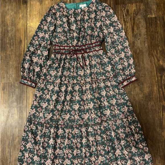 &merci Dresses & Skirts - &merci Women’s Boho maxi dress, Dark green floral